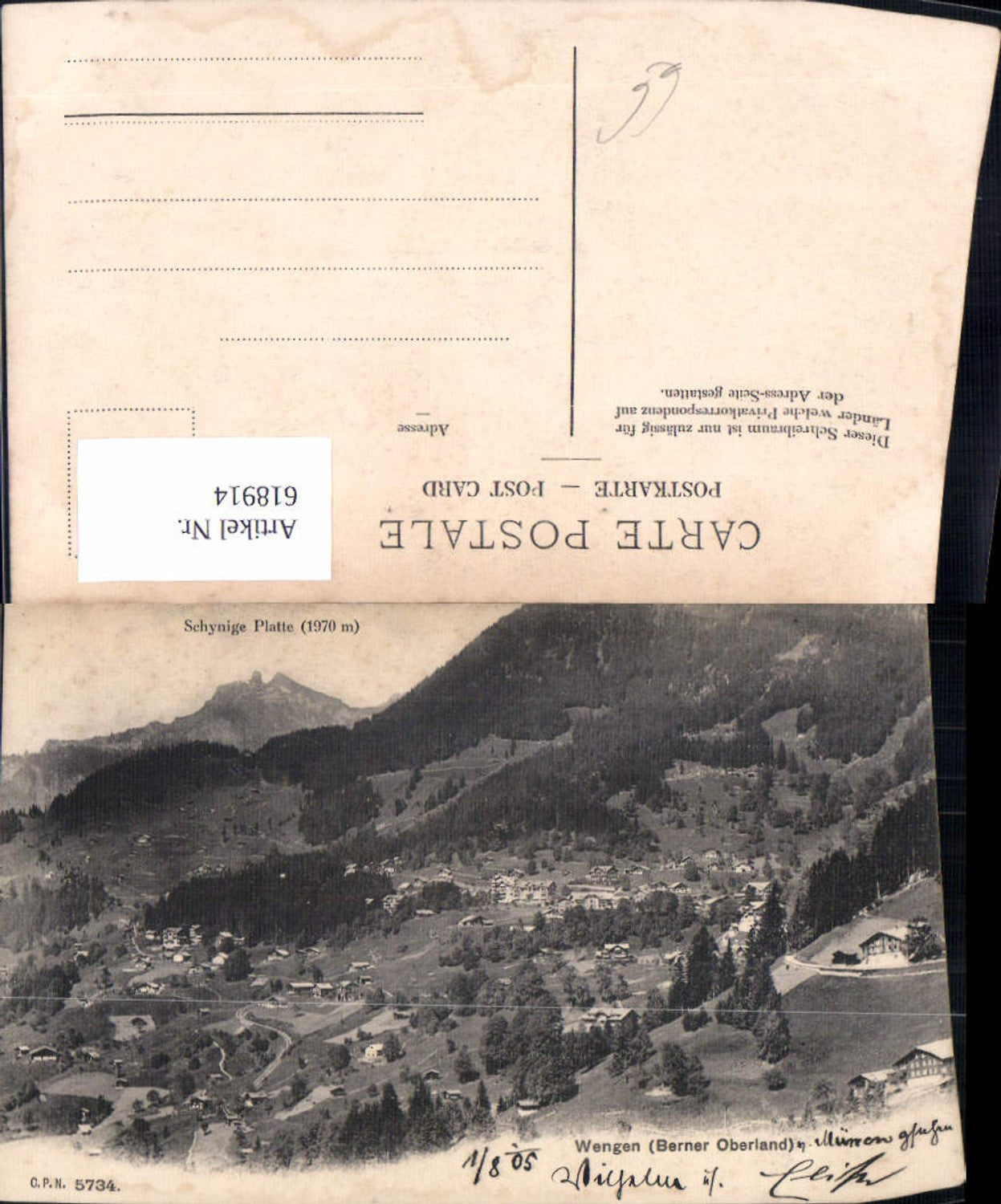 Alte Ansichtskarte – Old Postcard