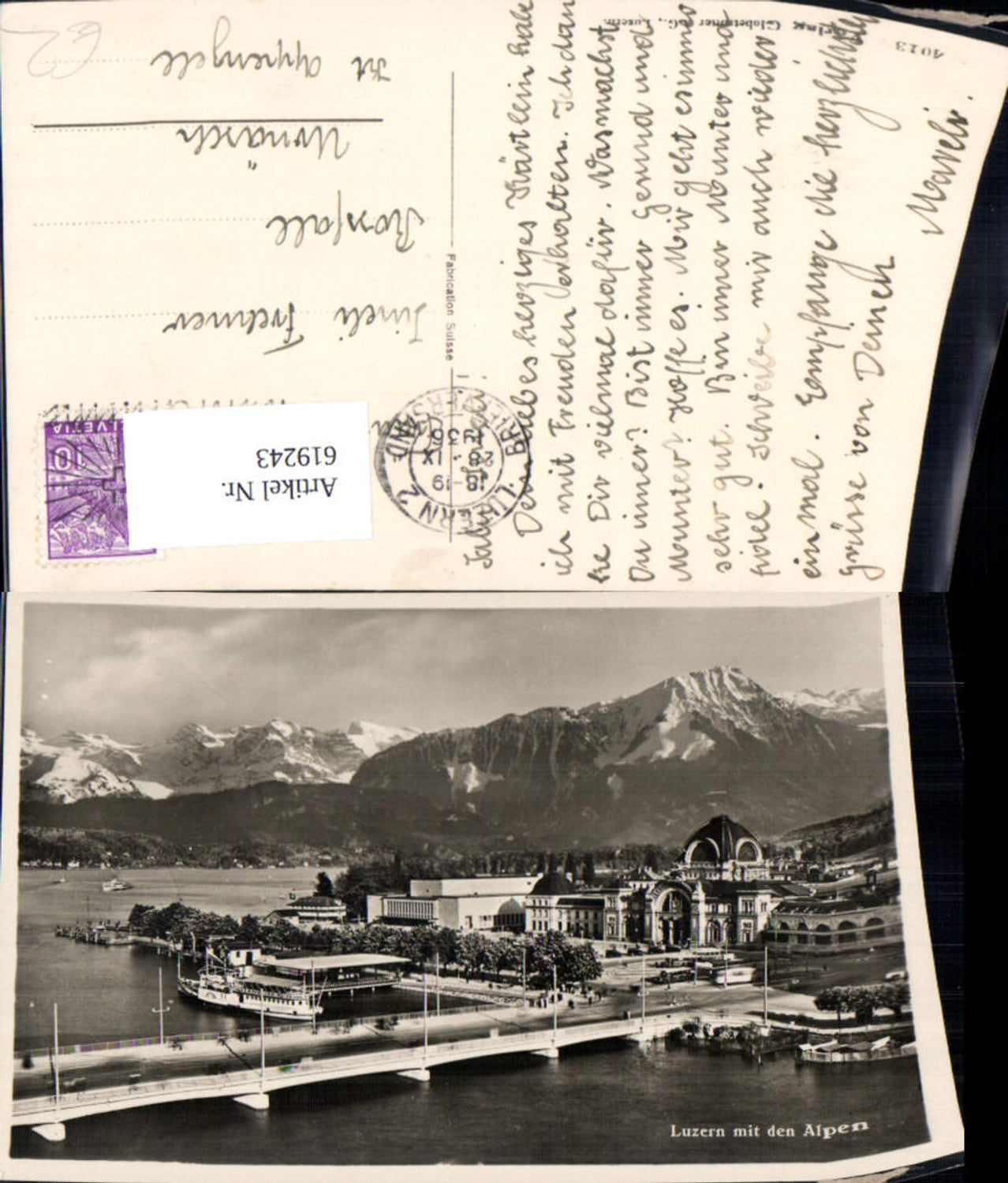 Alte Ansichtskarte – Old Postcard