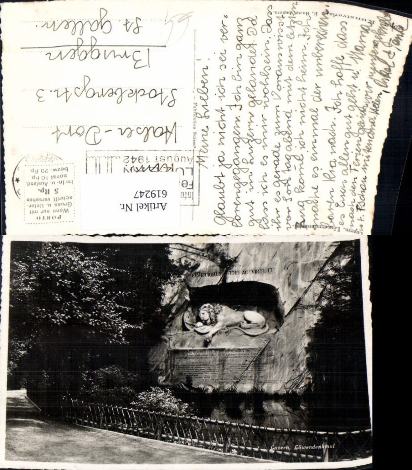 Alte Ansichtskarte – Old Postcard