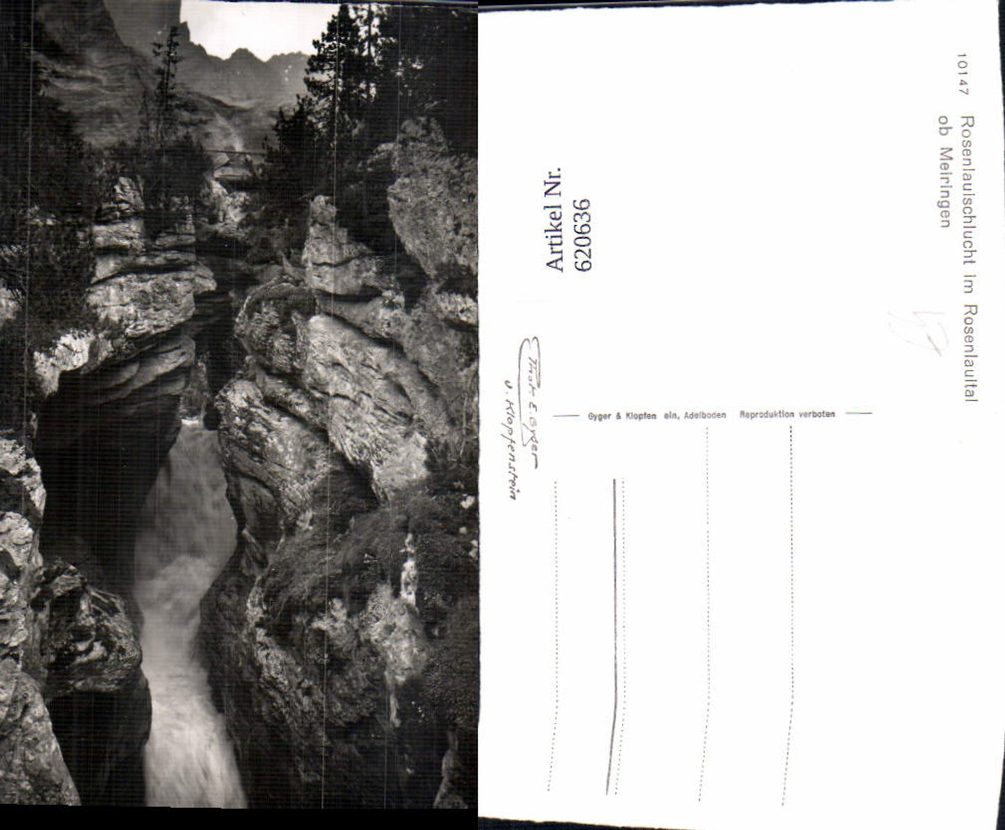 Alte Ansichtskarte – Old Postcard