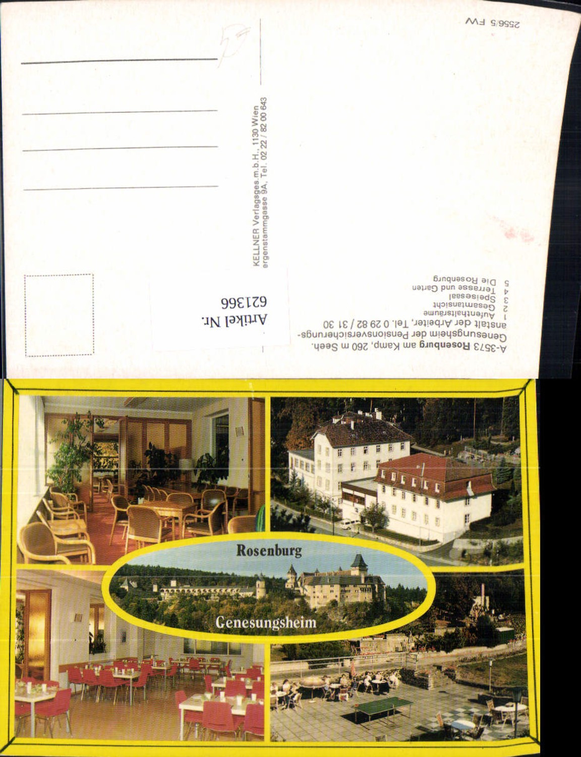 621366, Multi-image Ak Rosenburg a. Kamp Convalescent Home of the PVA Rosenburg-Mold