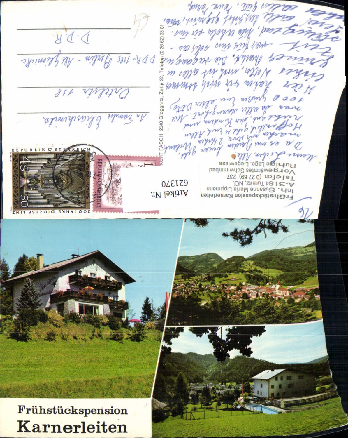 621370,Mehrbild Ak Türnitz Frühstückspension Karnerleiten