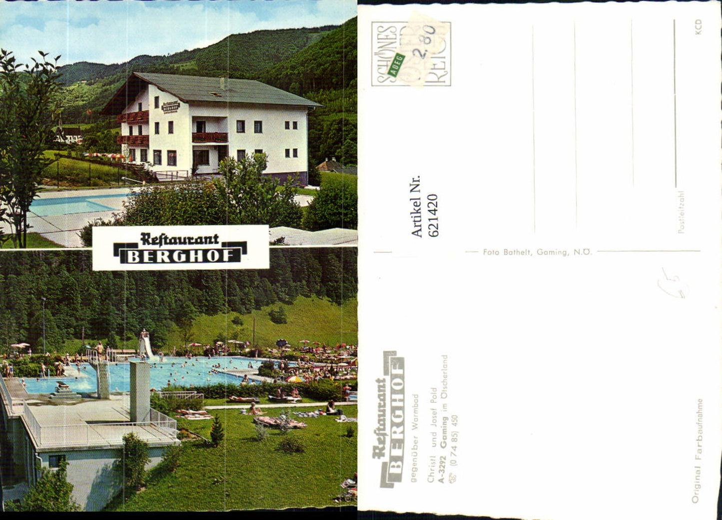 621420,Mehrbild Ak Gaming Restaurant Berghof