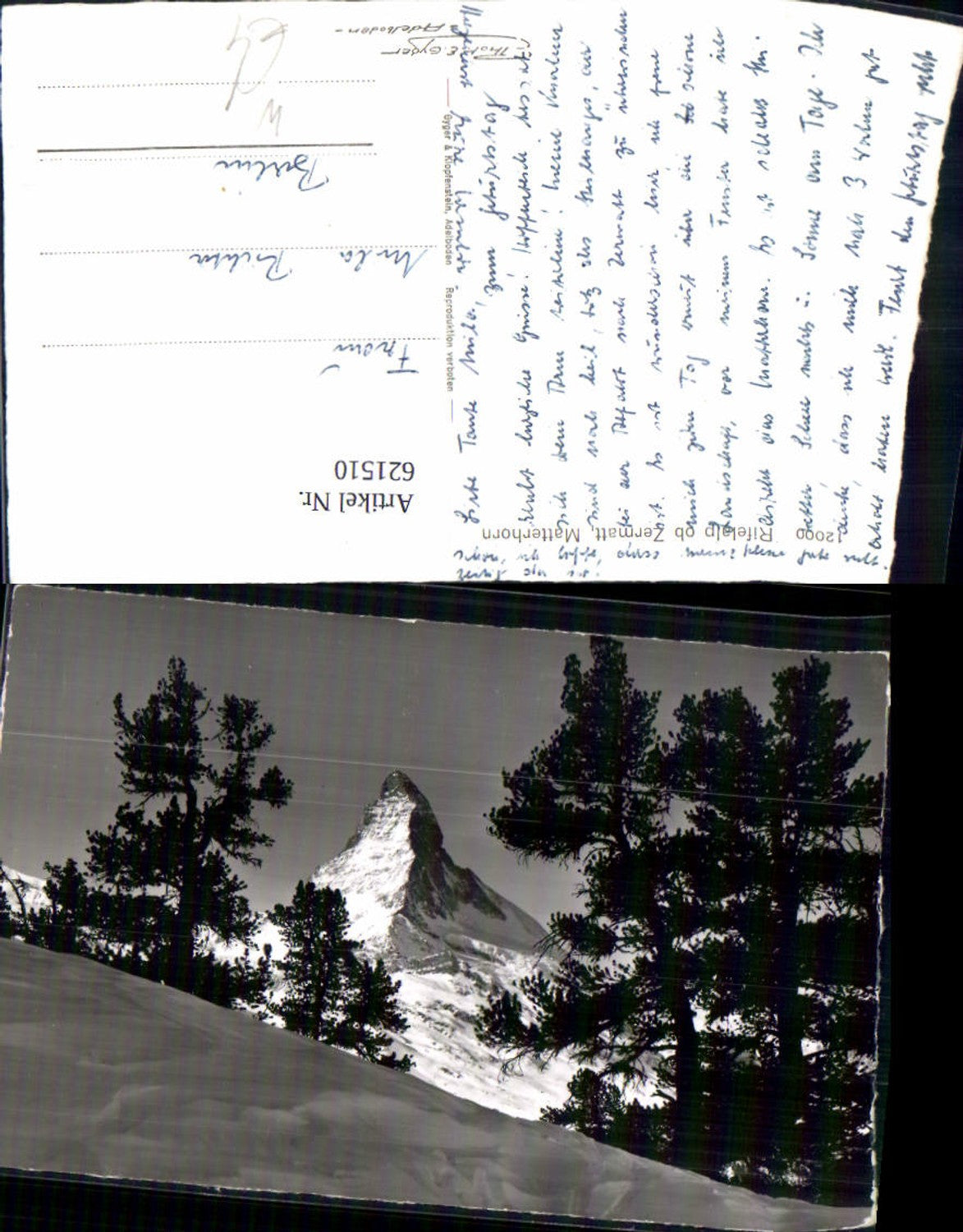 Alte Ansichtskarte – Old Postcard