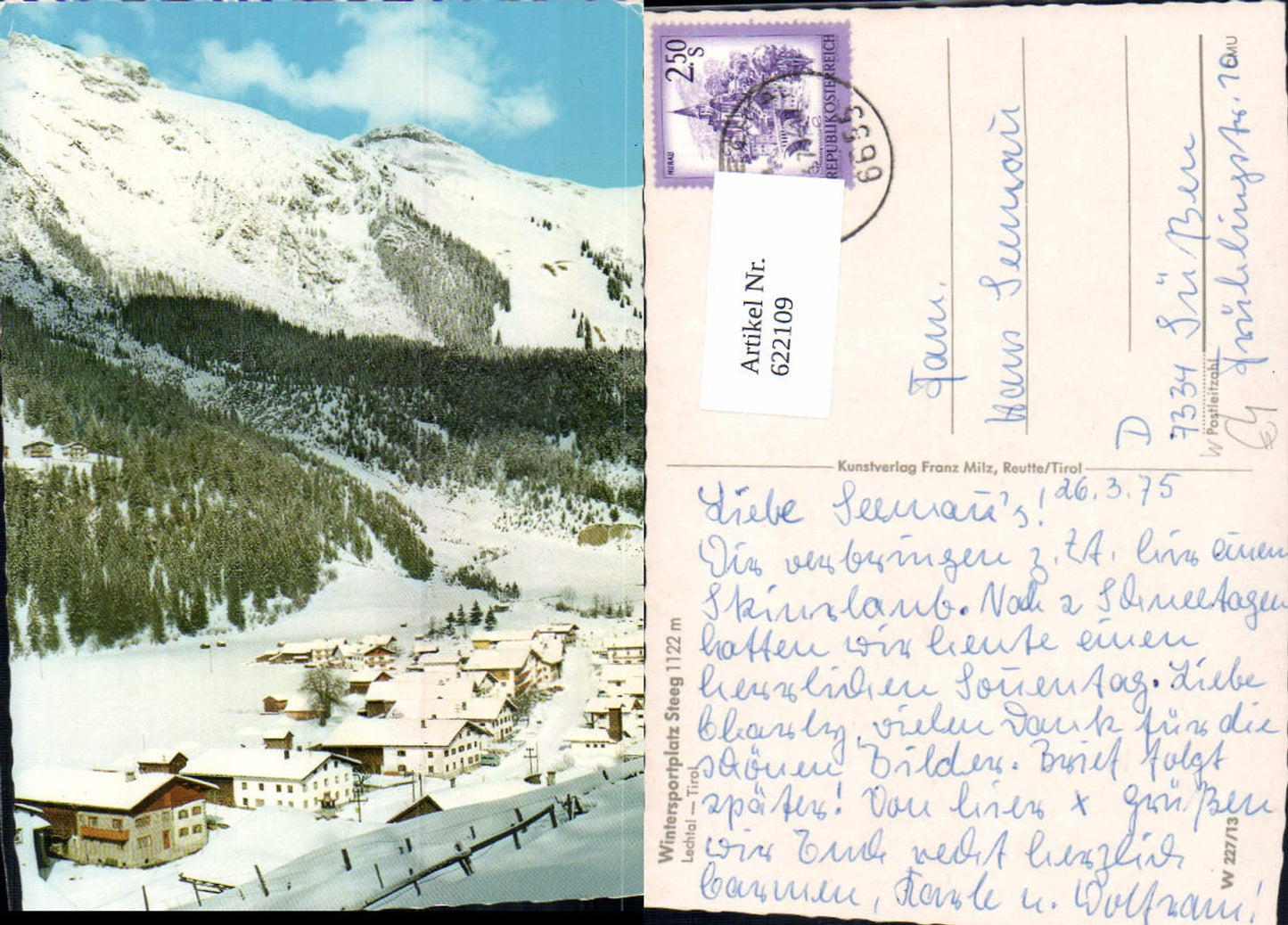Alte Ansichtskarte – Old Postcard