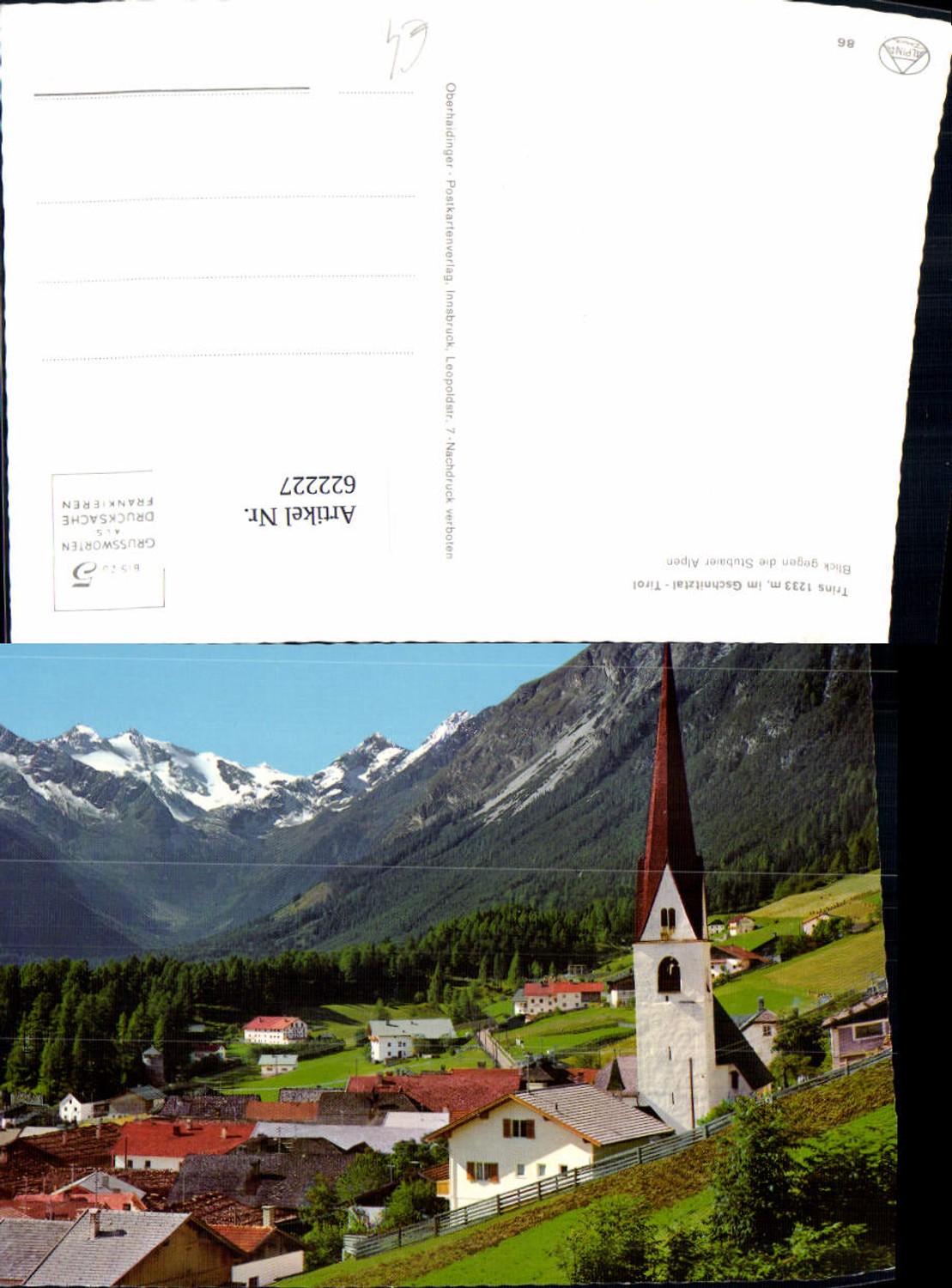 Alte Ansichtskarte – Old Postcard