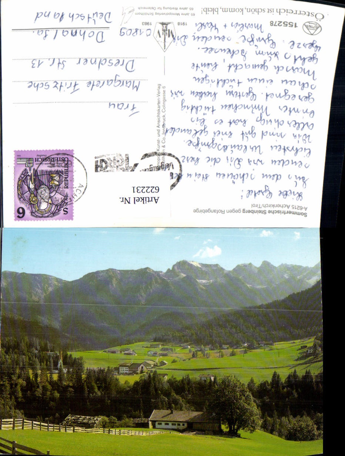 Alte Ansichtskarte – Old Postcard