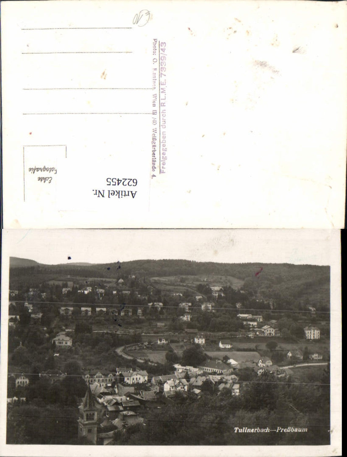 622455,Foto Ak Tullnerbach Preßbaum