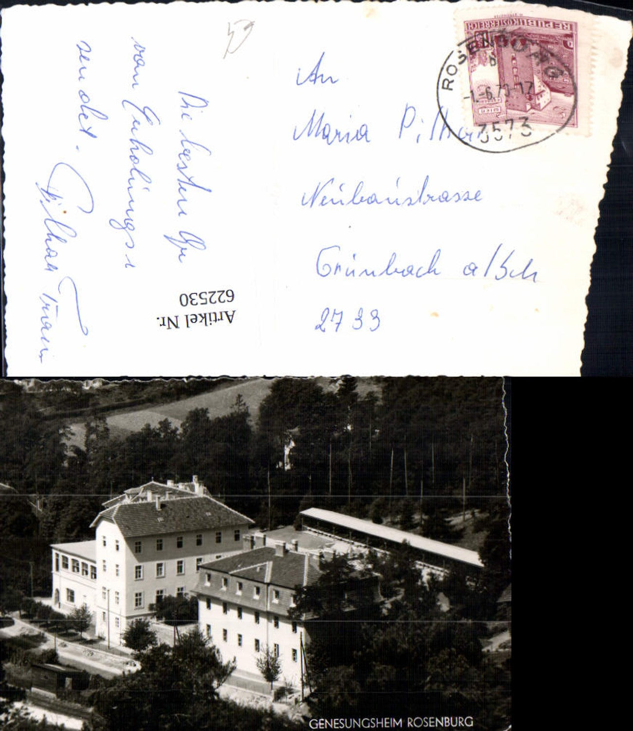 622530,Foto Ak Genesungsheim Rosenburg Rosenburg-Mold