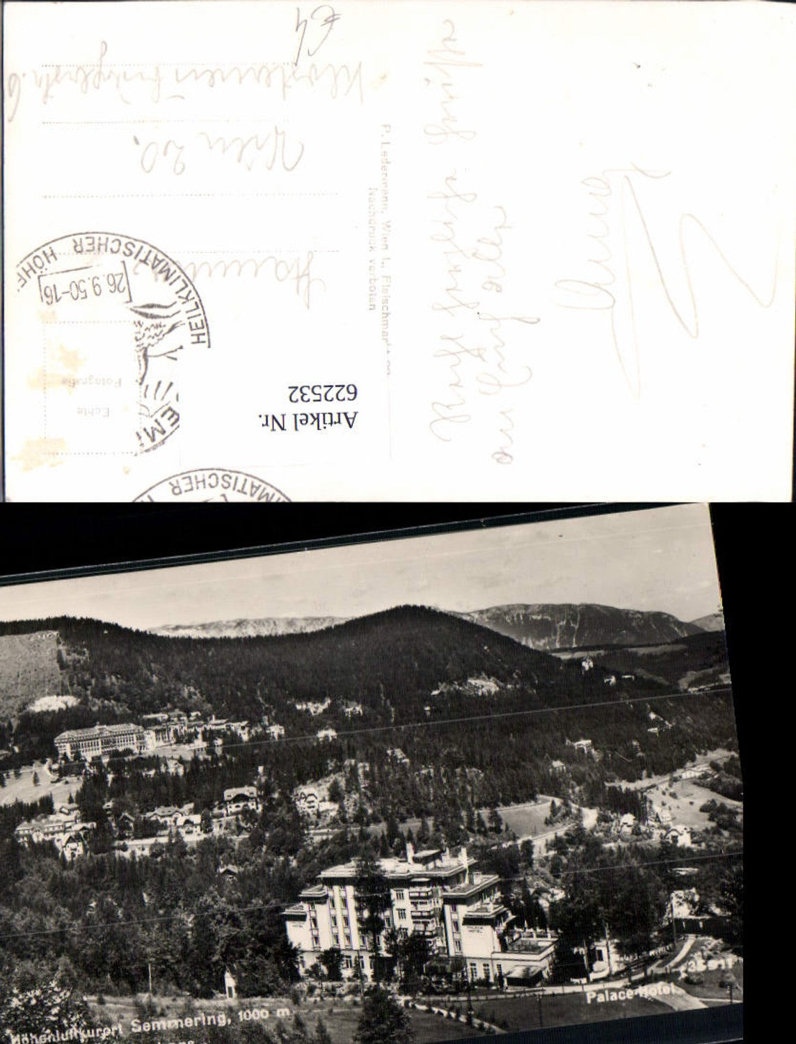 622532,Foto Ak Semmering-Kurort Hotel Panhans