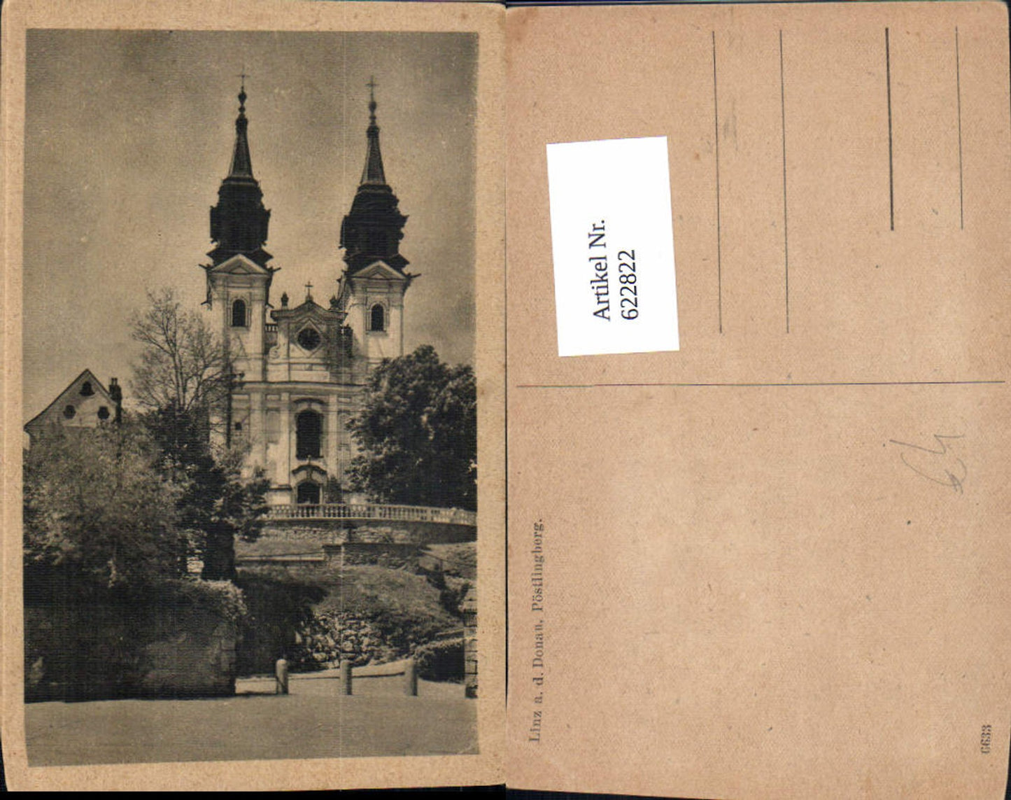622822,Linz a. d. Donau Pöstlingberg Kirche