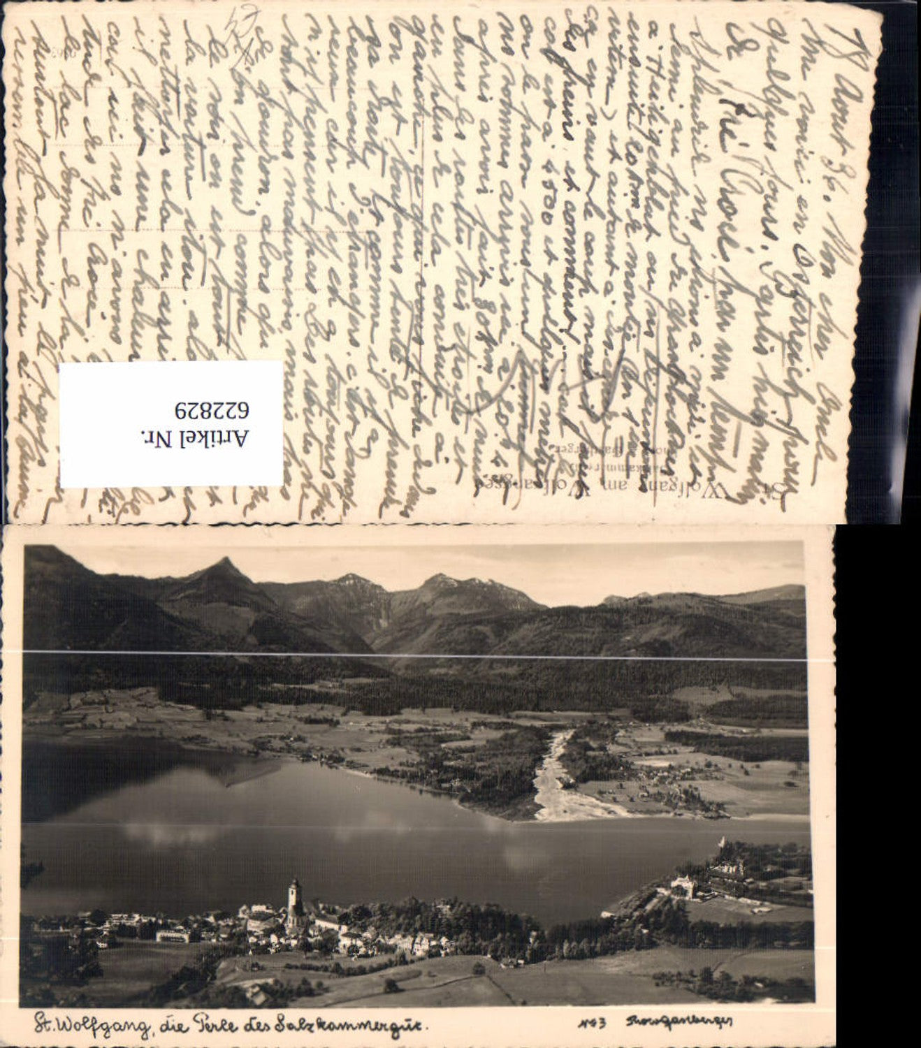 622829,Foto Ak Sankt Wolfgang im Salzkammergut pub Gastberger 3