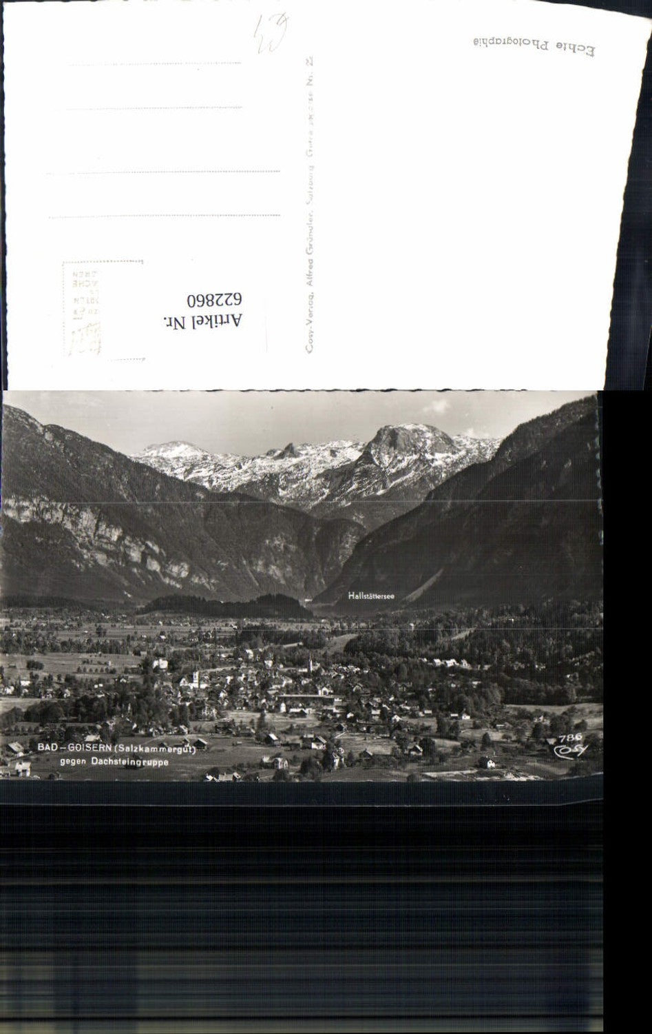 622860,Foto Ak Bad Goisern Salzkammergut geg. Dachsteingruppe