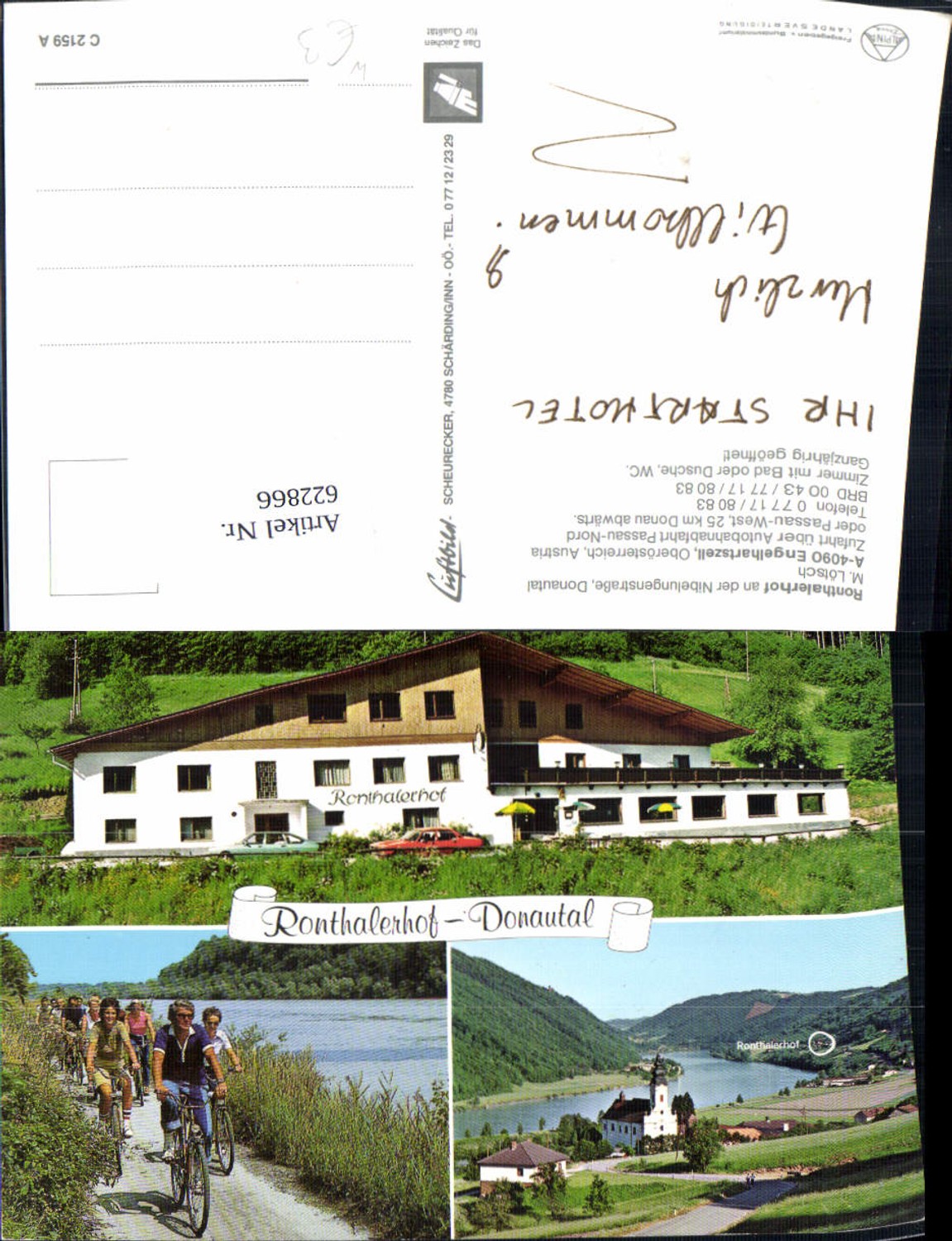 622866,Multi-image Ak Ronthalerhof Donautal Engelhartszell