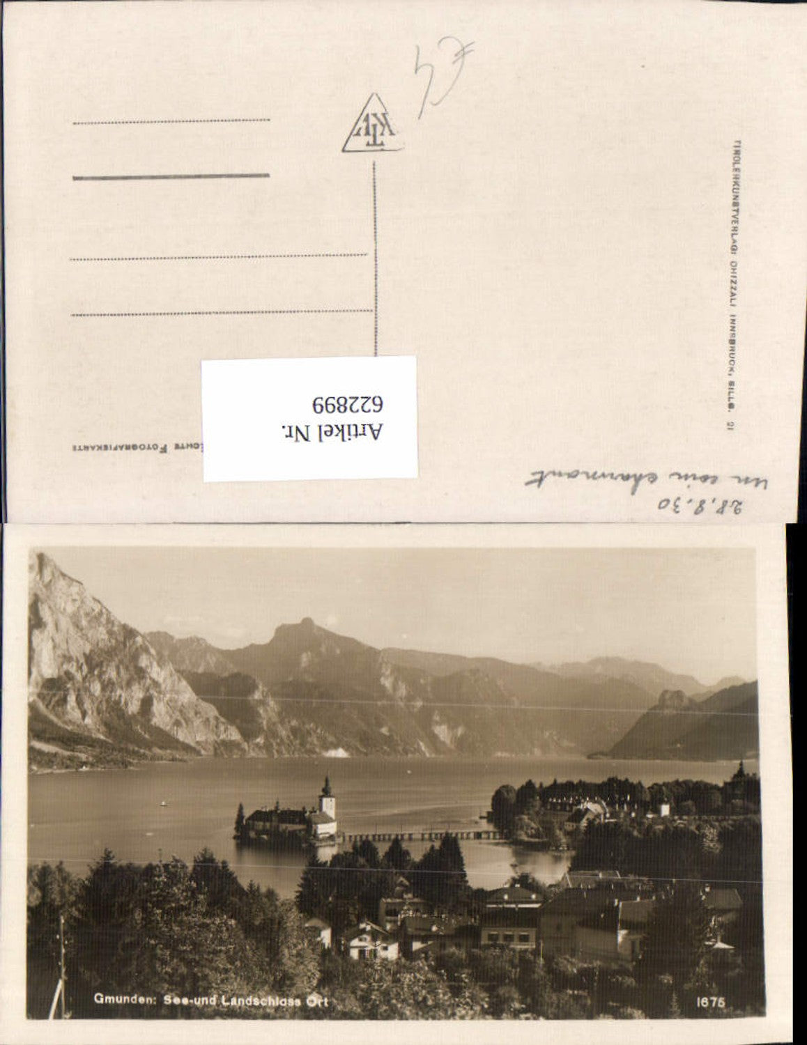 622899,Foto Ak Gmunden See- u. Landschloss Schloss Ort