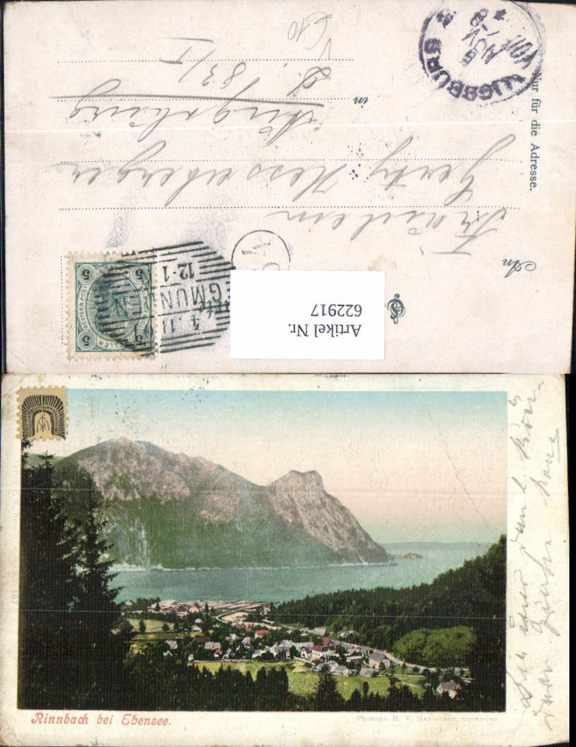 622917,Rinnbach b. Ebensee pub H. V. Haslacher