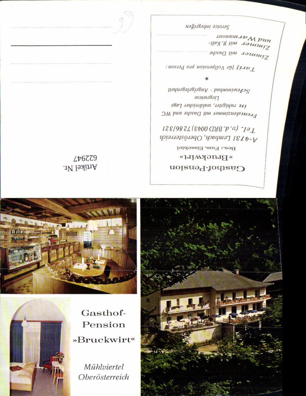 622947,Multi-image Ak Lembach im Mühlkreis Gasthof Pension Bruckwirt