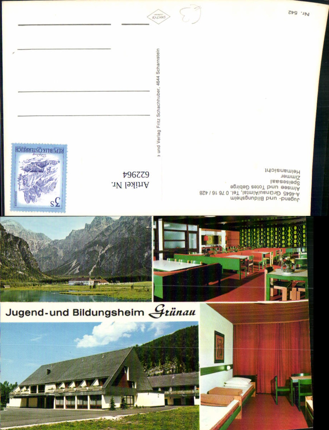 622964,Mehrbild Ak Grünau Almtal Jugend- u. Bildungsheim