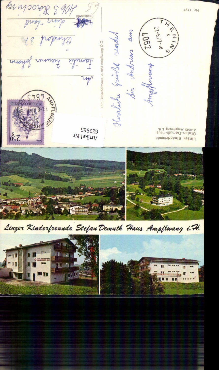 622965,Mehrbild Ak Ampflwang Linzer Kinderfreunde Stefan Demuth Haus