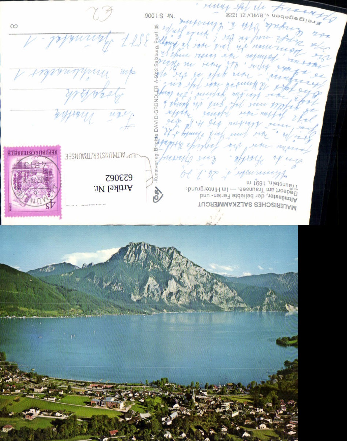 623062,Altmünster Traunsee m. Traunstein i. Hintergrund