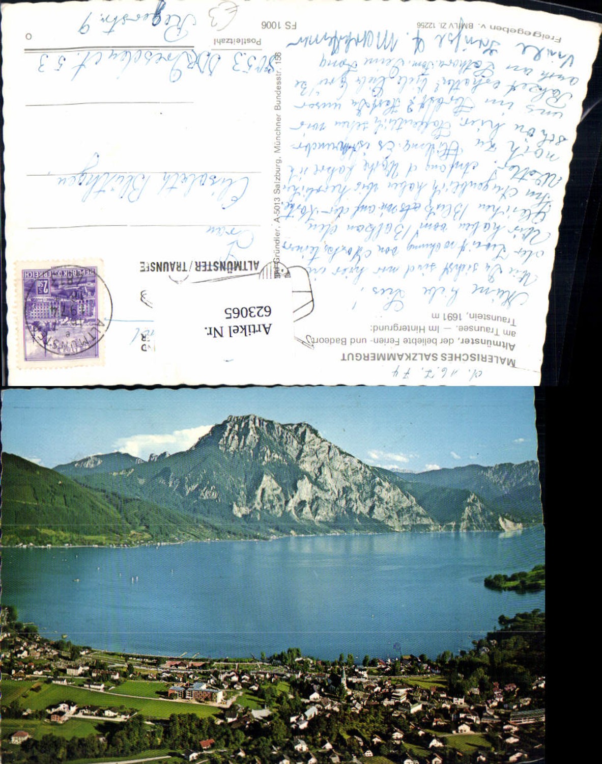 623065,Altmünster a. Traunsee m. Traunstein i. Hintergrund