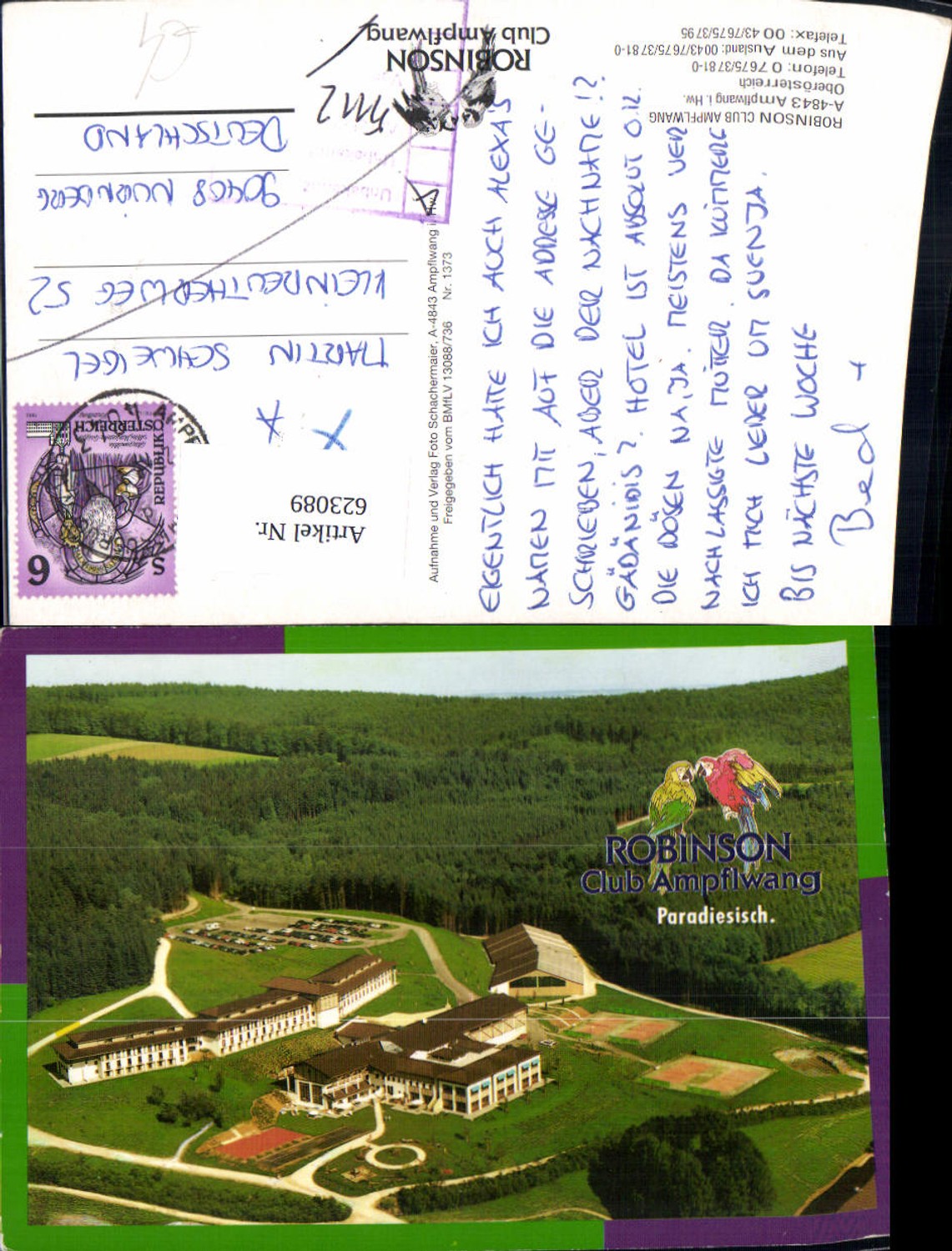623089,Luftbild Robinson Club Ampflwang