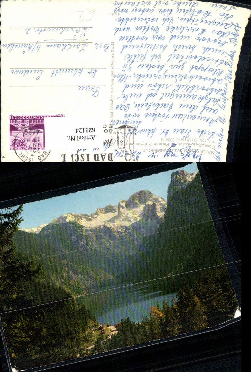 623124,Gosausee m. Hohen Dachstein Gosau