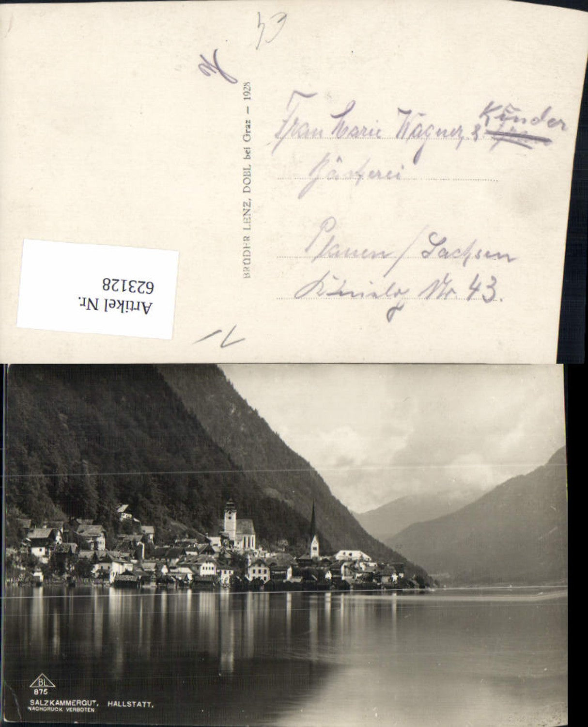 623128,Foto Ak Hallstatt Ansicht