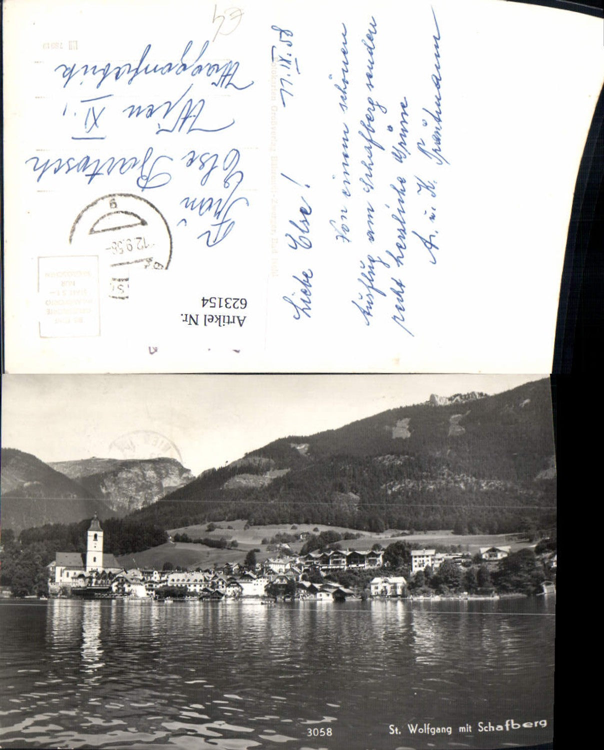 623154,Foto Ak St Wolfgang i. Salzkammergut m. Schafberg