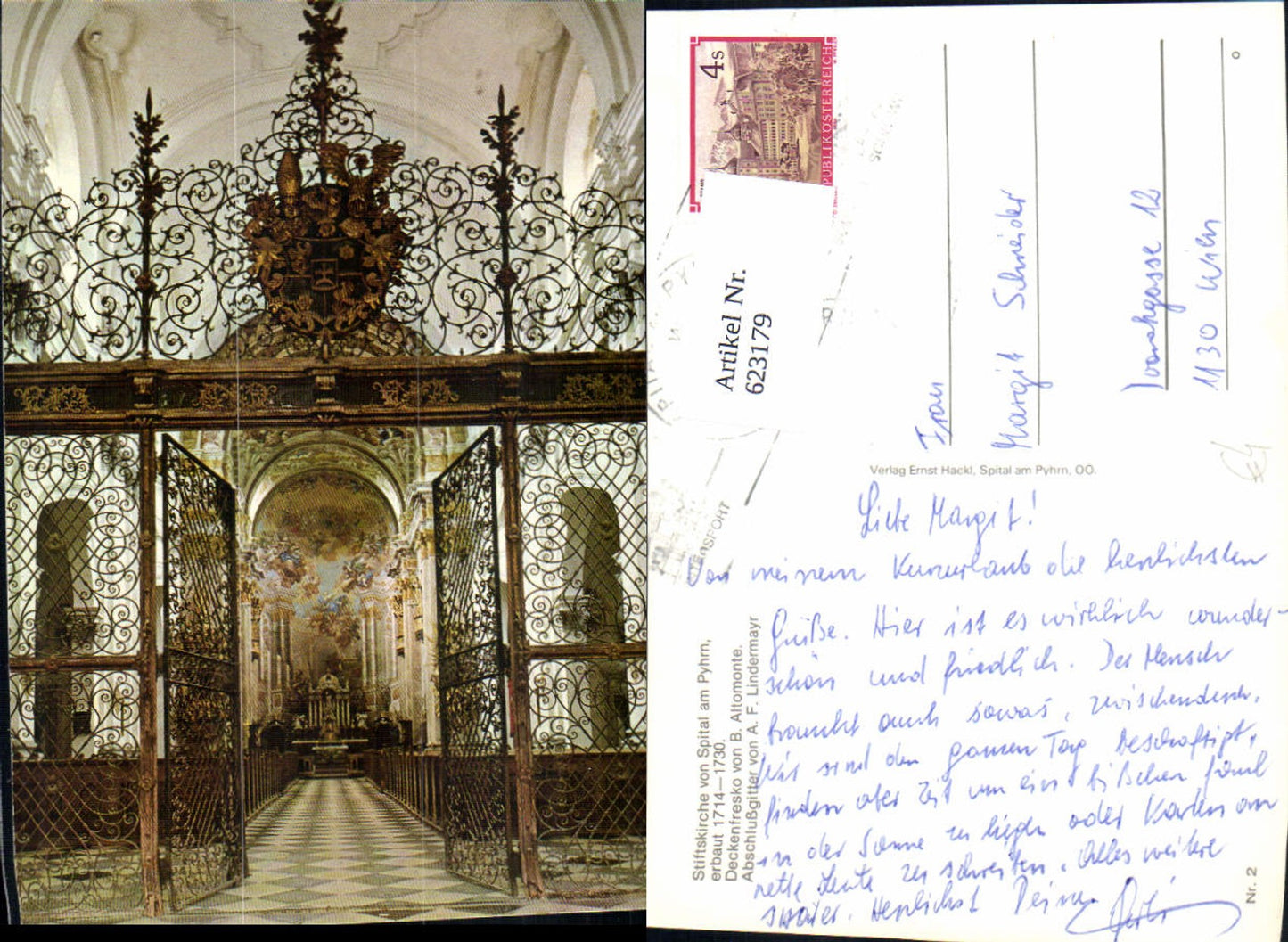 623179,Spital a. Pyhrn Stiftskirche Kirche Innensicht