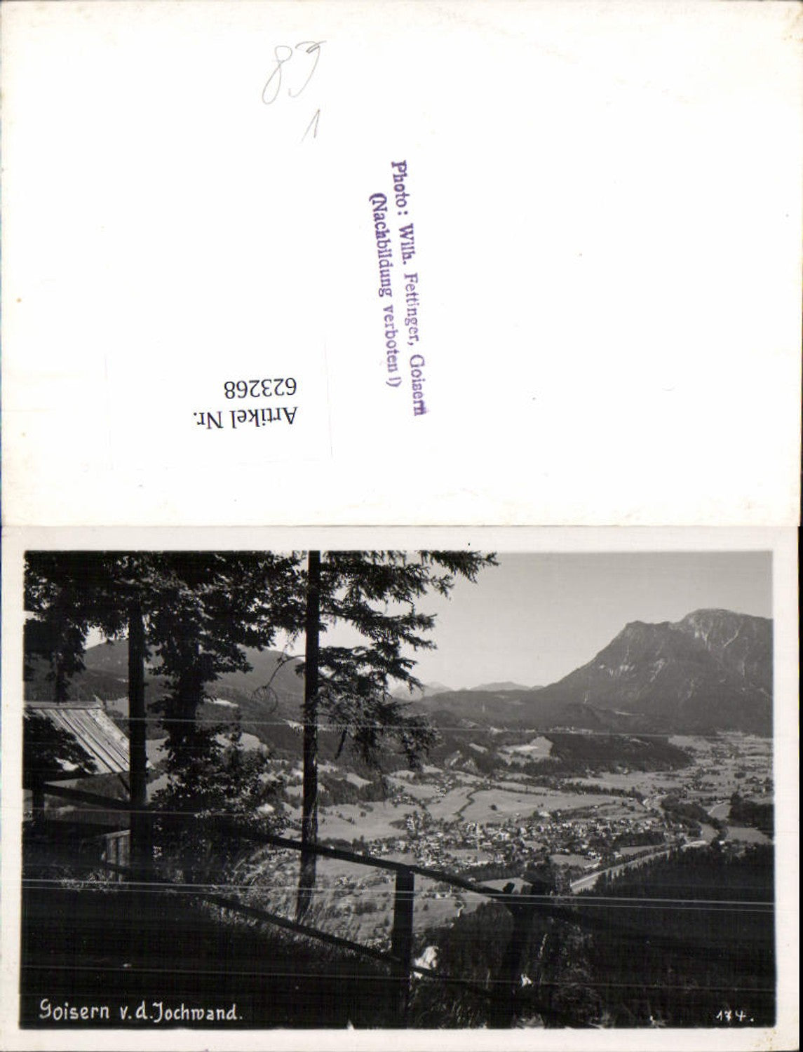 623268,Foto-AK Goisern pub Fettinger