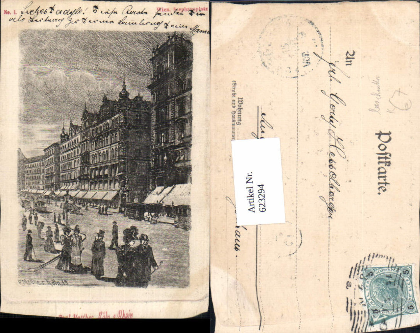 Alte Ansichtskarte – Old Postcard
