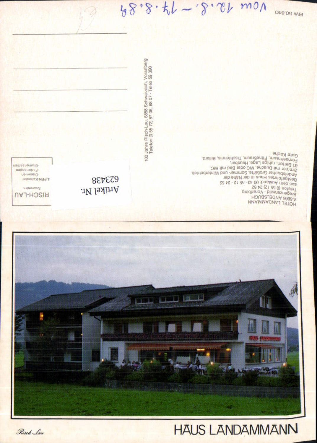 Alte Ansichtskarte – Old Postcard