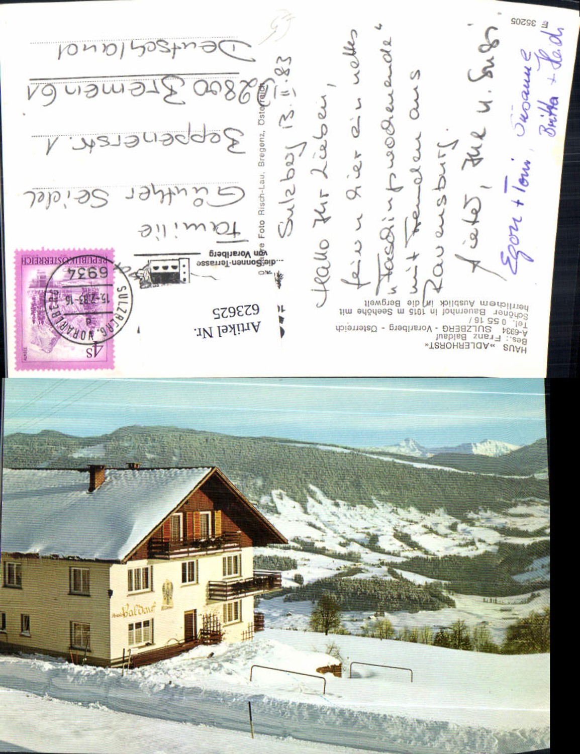 Alte Ansichtskarte – Old Postcard