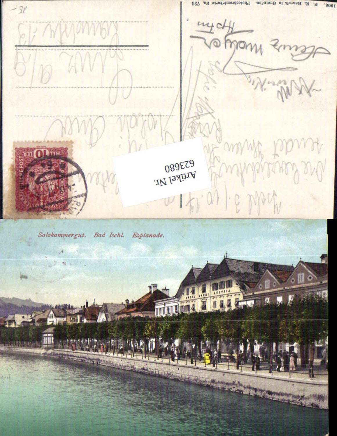 623680,Bad Ischl Esplanade Salzkammergut pub Brandt 723