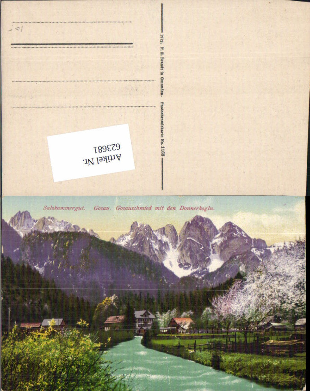 623681,Gosau Gosauschmied Salzkammergut Donnerkogeln pub Brandt 1168