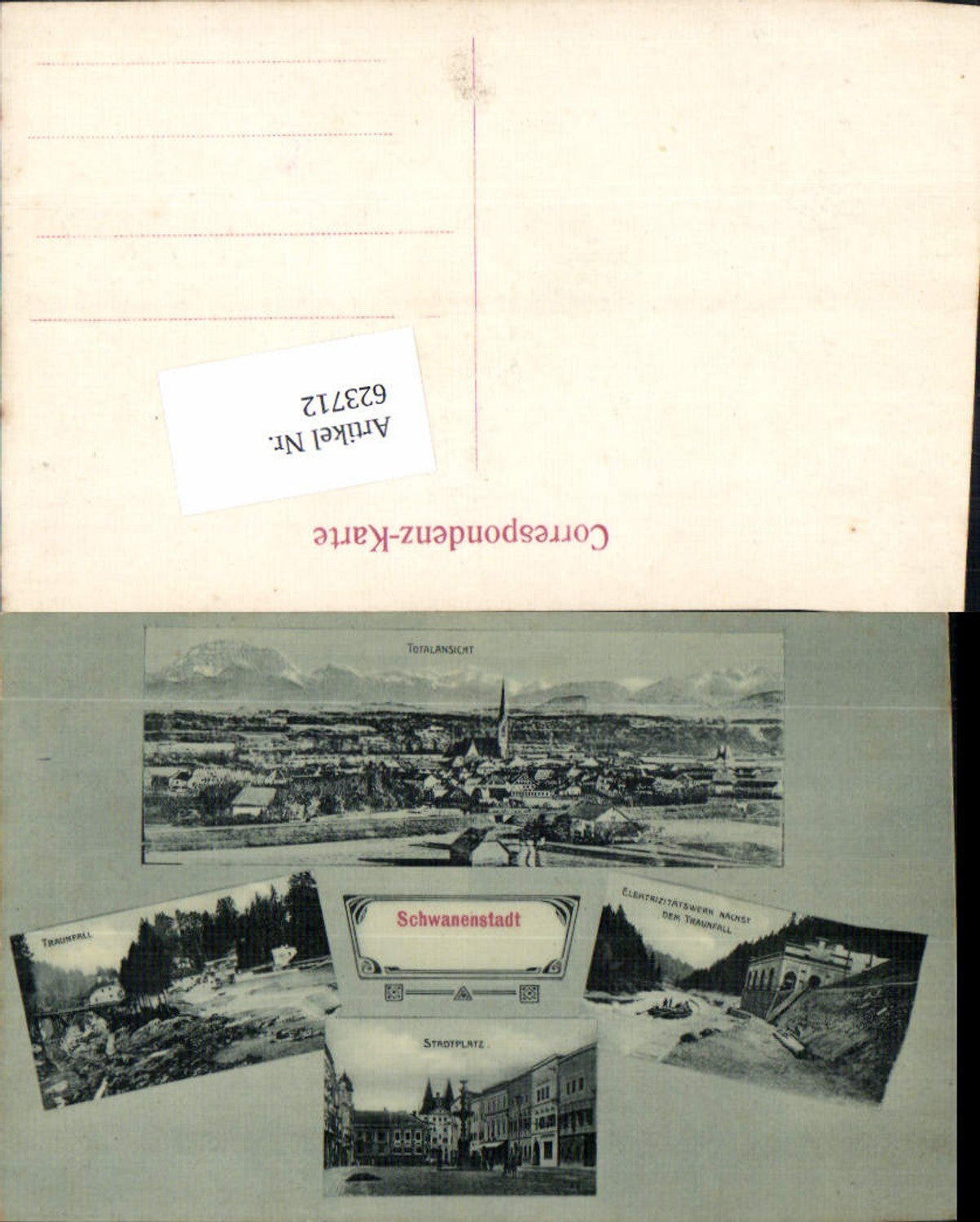 623712,tolle AK Schwanenstadt Traunfall Roitham Gmunden