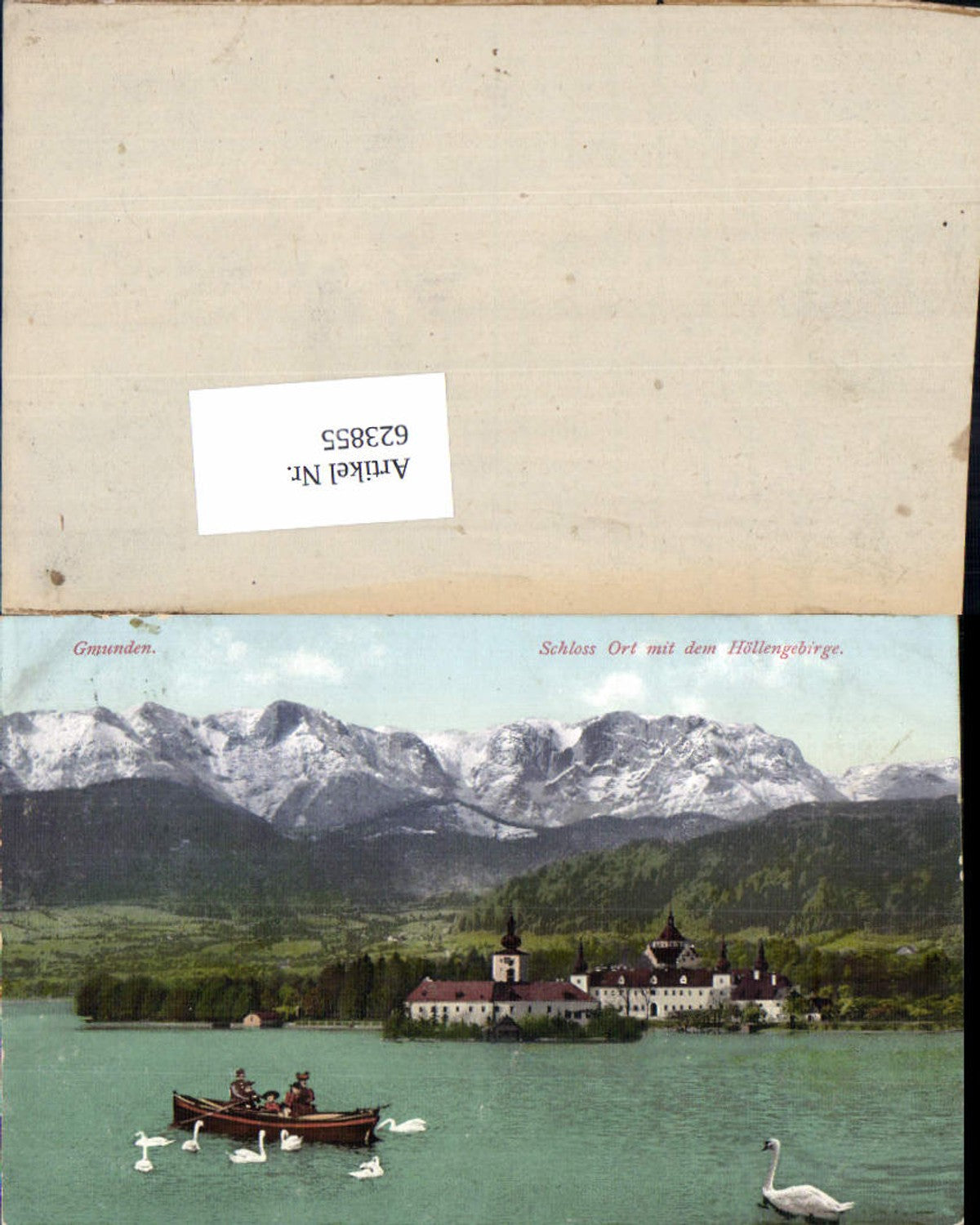 623855,Gmunden am Traunsee Schloss Ort Orth Höllengebirge Boot Brandt