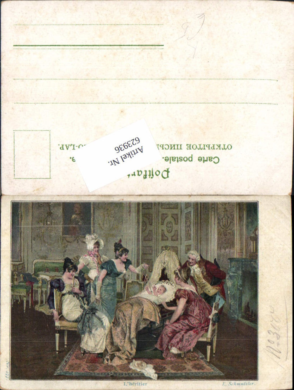 623936,Künstler AK L. Schmutzler Baby Kinder Barock