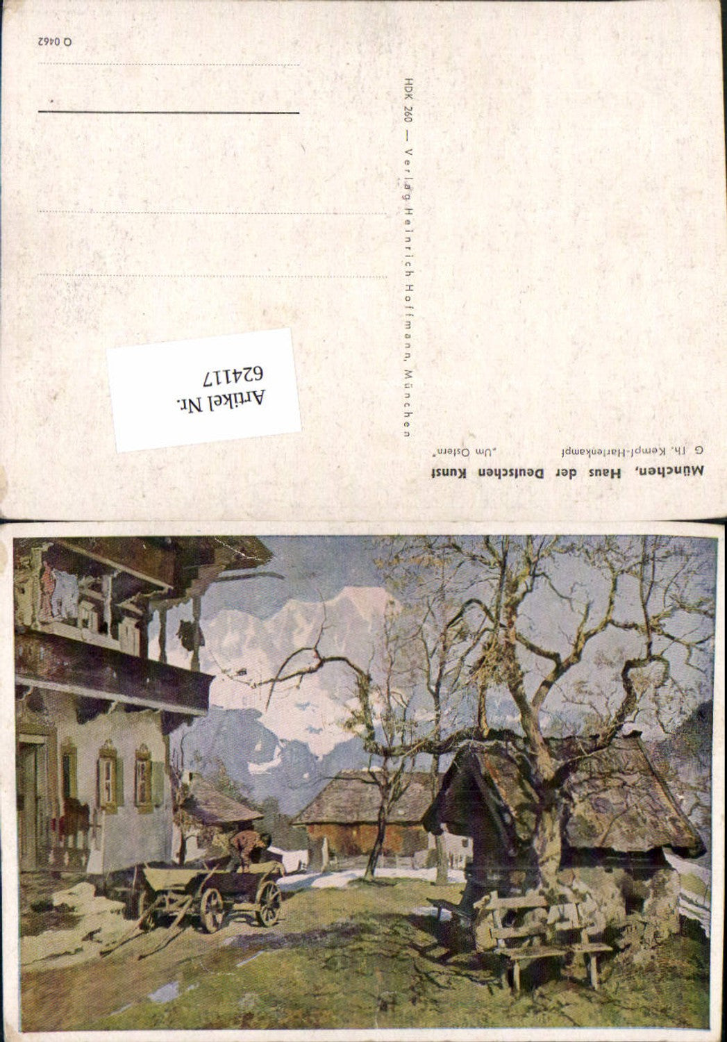624117,München Haus der Deutschen Kunst 260 G. Th. Kempf-Hartenkampf Um Ostern