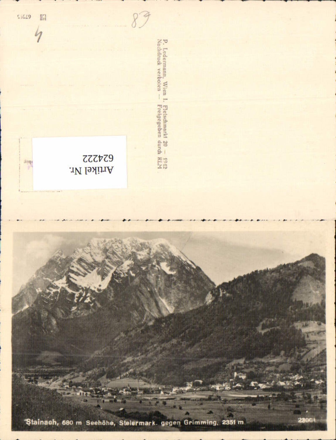 Alte Ansichtskarte – Old Postcard