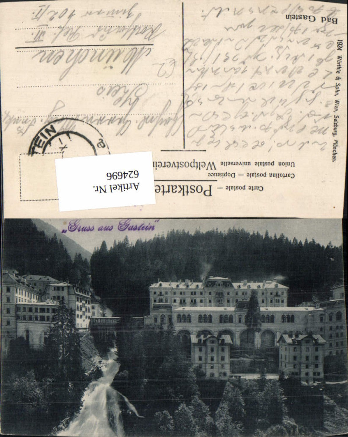 624696, Bad Gastein with waterfall