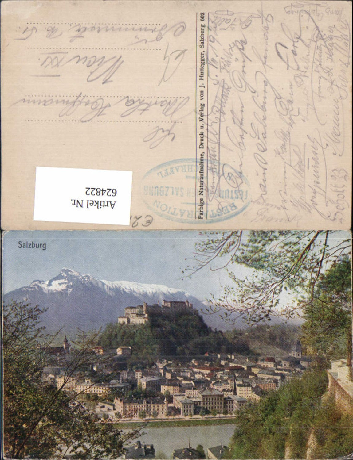 624822, Salzburg view with Hohensalzburg Fortress