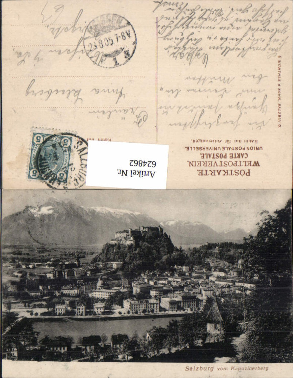 624862, Salzburg from Kapuzinerberg
