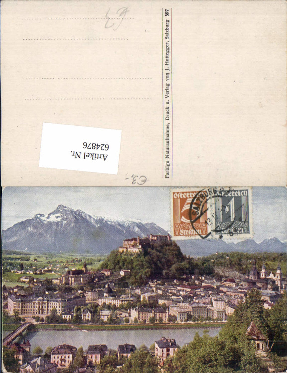 624876, Salzburg view with Hohensalzburg Fortress