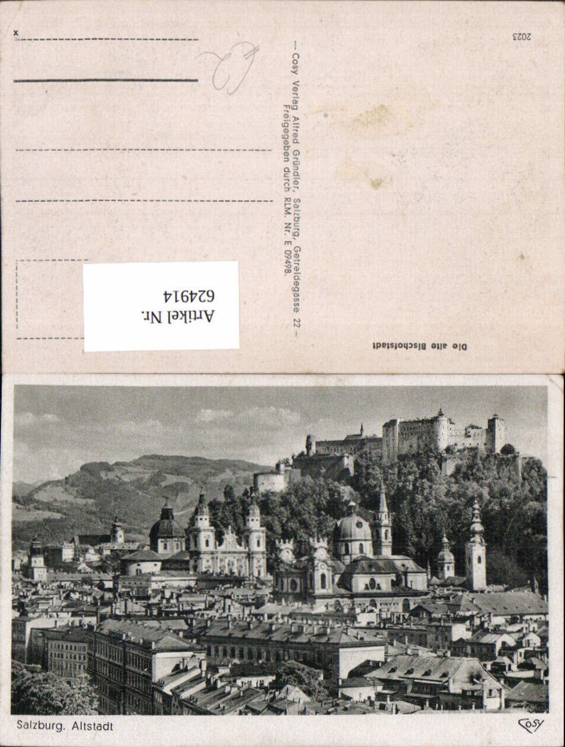 624914, Salzburg The old episcopal city