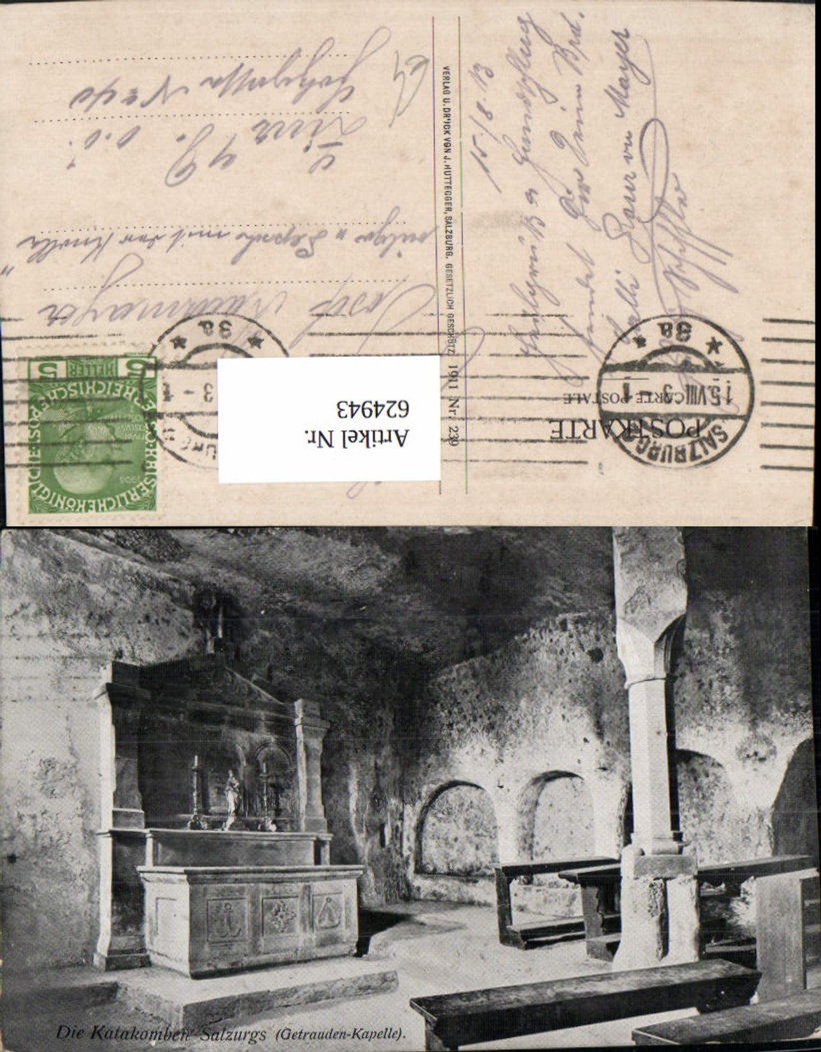 624943,Salzburg Katakomben Getrauden-Kapelle St Peter Friedhof Grab Gruft