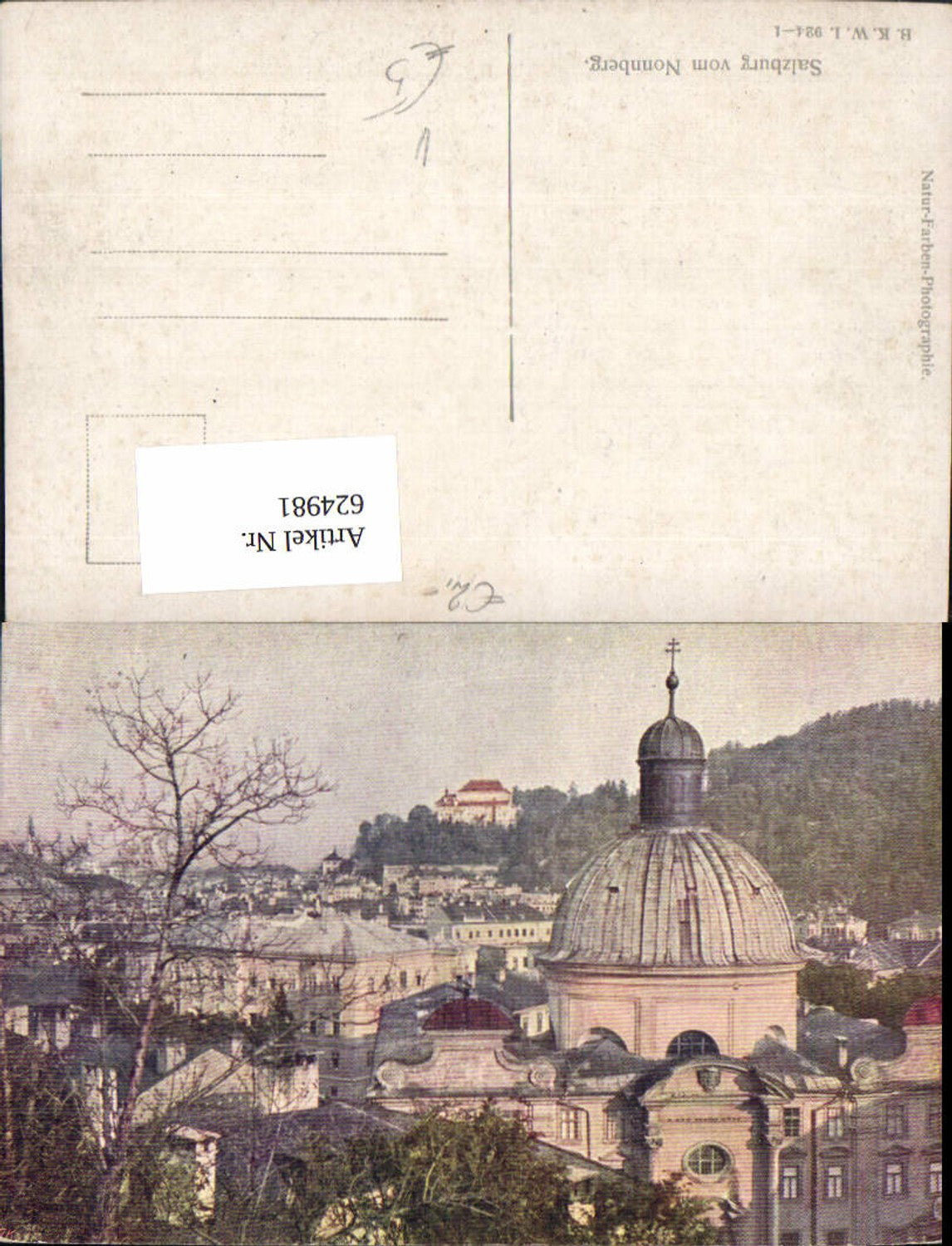 624981, Salzburg vom Nonnberg pub BKWI 924/1