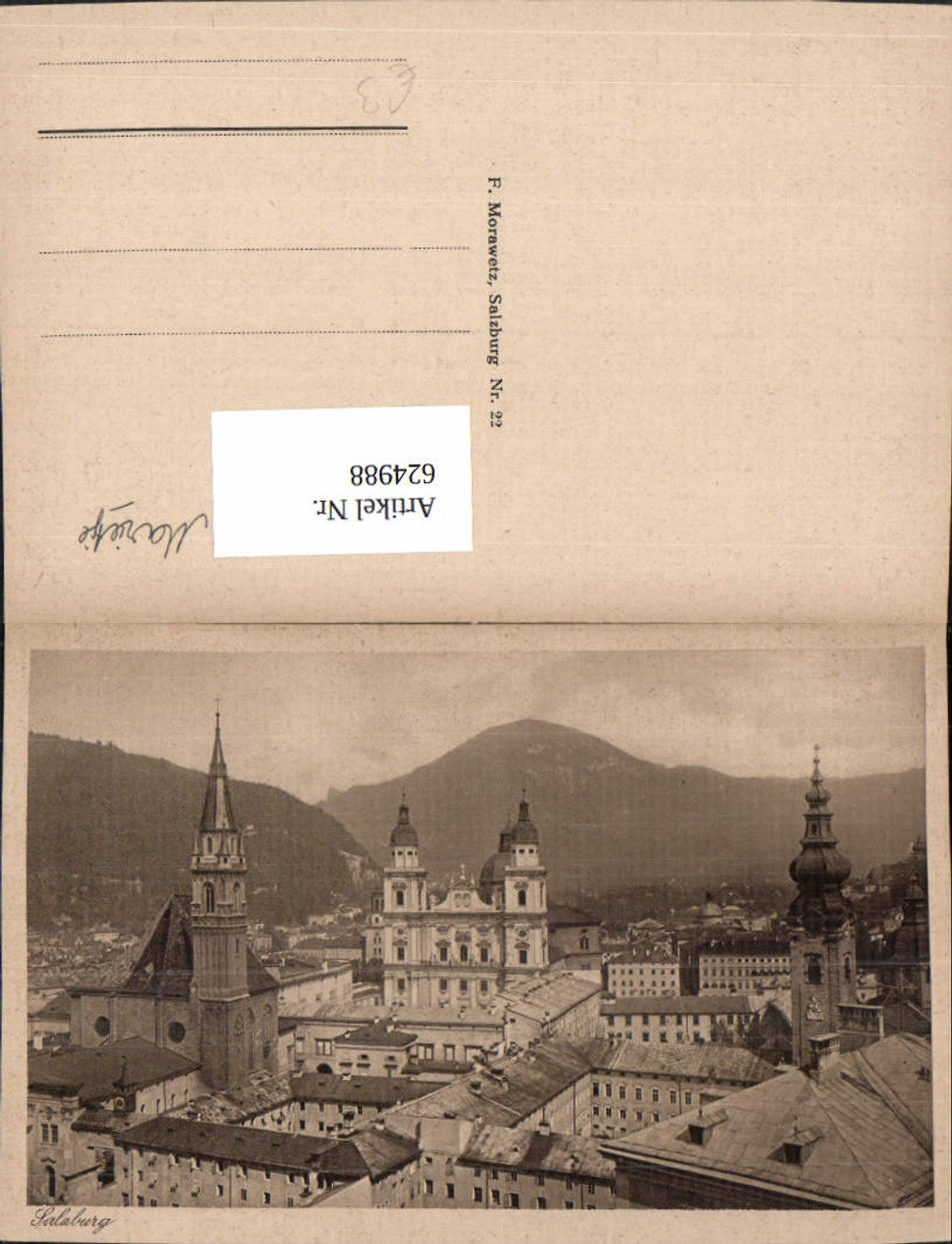 624988, Salzburg View of roofs Old Town