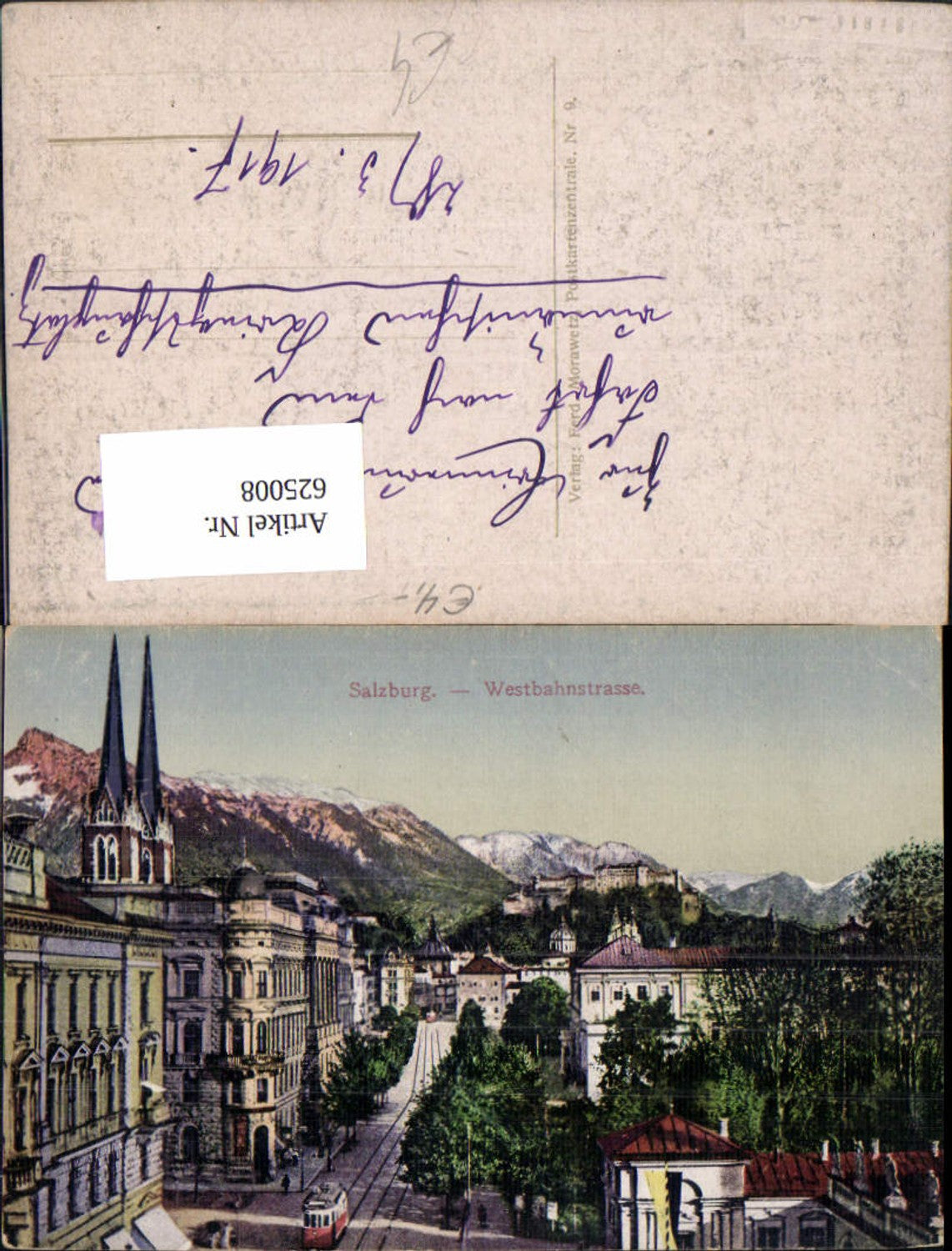 625008, Salzburg Westbahnstrasse tram